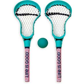 مجموعة ألعاب مائية لاكروس المائية من لايف إز جود، لعبة قذف لاكروس مقاومة للماء مع كرة عائمة، وعصي إسفنجية لحمام السباحة، والشاطئ in Kuwait