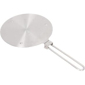 Stainless Steel Heat Diffuser Plate, Induction Cooker Heat Diffuser for Gas Electric Stovetop, Even Heat Distribution Cooking Plate with Handle for Ceramic Pot Iron Pan (20#) in Kuwait