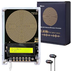 0.01Hz-299999Hz Adjustable Sine Wave Frequency Generator for Healing, 7.83Hz Schumann Resonance Generator with Acrylic Case, USB Powered Signal Generator for Relaxation, Stress Relief & Better Sleep in Kuwait