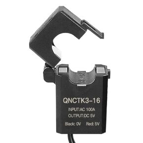 QNCTK3-16 Split Core Current Transformer, AC 100A Input, DC 5V Output, 0.5% Accuracy, Open Type Clamp CT Sensor (AC 100A Output dc 5V) in Kuwait