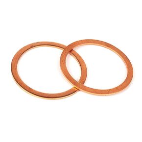 2 Pieces Flat Washers, Copper Crush Washer Seal Rings M30×38×1.5Mm-M36×45×2Mm Suitable for Industrial Mechanical Use,M36×45×2mm(M36x45x2mm) in Kuwait