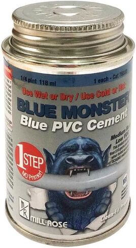Millrose 76030contact-cementsPVC مجموعة سريعة للأسمنت، أسمنت بخطوة واحدة، لا يتطلب برايمر، صديق للبيئة - منخفض المركبات العضوية المتطايرة in Saudi Arabia