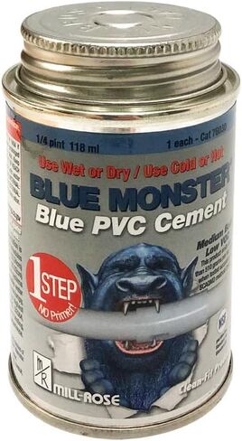 Millrose 76030contact-cementsPVC مجموعة سريعة للأسمنت، أسمنت بخطوة واحدة، لا يتطلب برايمر، صديق للبيئة - منخفض المركبات العضوية المتطايرة in Saudi Arabia