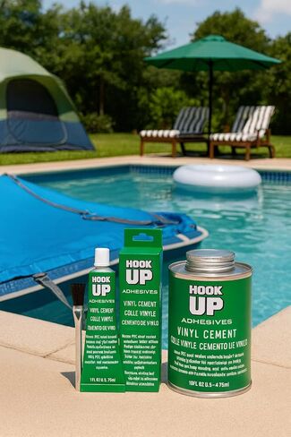 لاصق لاصق من الفينيل الملامس للأسمنت، غراء مقاوم للماء، لاصق إصلاح سريع الجفاف لحمامات السباحة، المطاطية، PVC، مراتب الهواء، أنابيب PVC، الأقمشة، القوارب، الطوافات، سندات التنجيد القوية، الاسمنت 32 أونصة in Kuwait