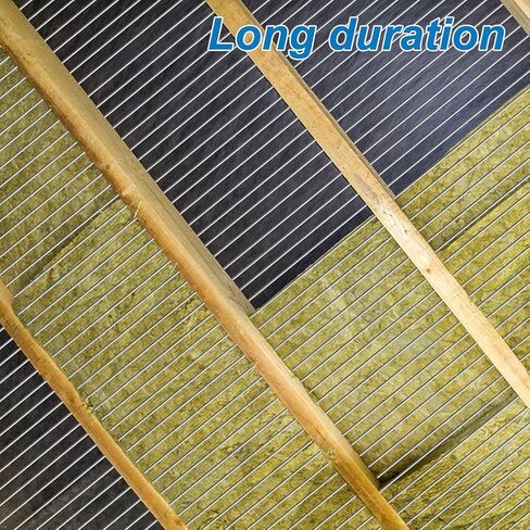 160 قطعة سلك دعم عازل 16 بوصة 1095 سلك معدني من الفولاذ عالي الكربون 2 مم معدن قوي معزول يدعم قضبان لسقف الأرضيات العلية وعزل الجدار in Kuwait