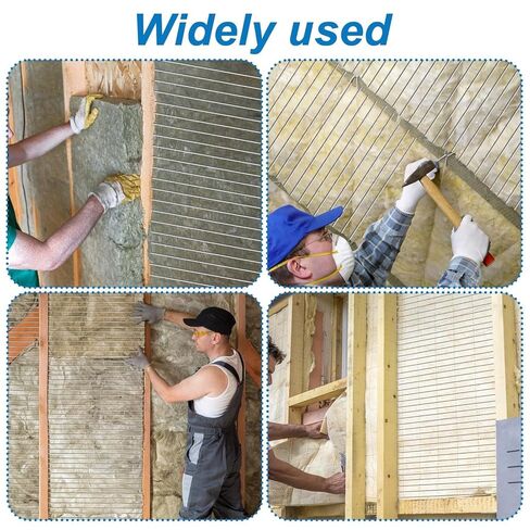 160 قطعة سلك دعم عازل 16 بوصة 1095 سلك معدني من الفولاذ عالي الكربون 2 مم معدن قوي معزول يدعم قضبان لسقف الأرضيات العلية وعزل الجدار in Kuwait