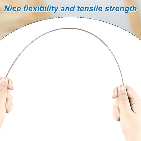 160 قطعة سلك دعم عازل 16 بوصة 1095 سلك معدني من الفولاذ عالي الكربون 2 مم معدن قوي معزول يدعم قضبان لسقف الأرضيات العلية وعزل الجدار in Kuwait