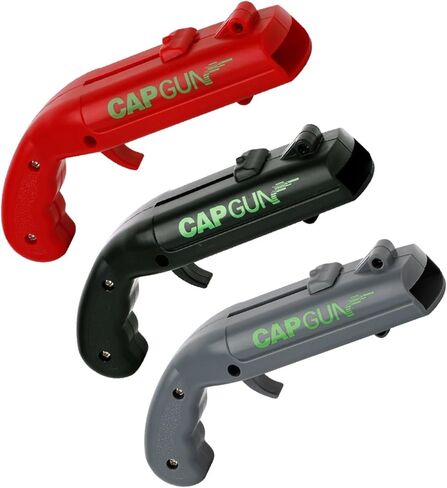 bottle cap shooting gun - Fun bottle opener tool launches bottle caps for parties, barbecues, and bar games (color) in Saudi Arabia