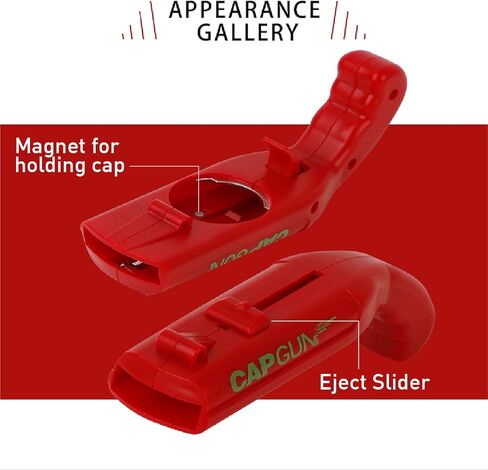 bottle cap shooting gun - Fun bottle opener tool launches bottle caps for parties, barbecues, and bar games (color) in Saudi Arabia