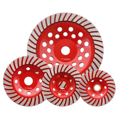 Sanding Disc, Dia 100/115/125/180mm Diamond Grinding Wheel for Concrete Granite Marble Masonry 1pcs(Dia 125mm) in Saudi Arabia