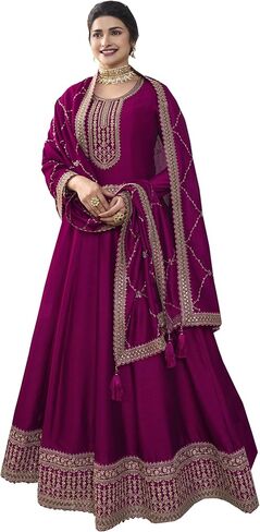 Bridal Wear Reception Anarkali Heavy Embroidery Work Anarkali Salwar Kameez Suit in Kuwait