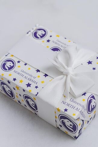 ONDEMAND FAN NCAA Wrapping Paper with Starscape design (North Alabama Lions,Wrapping Paper 30" x12') in Kuwait