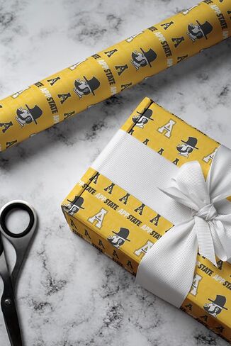 ONDEMAND FAN NCAA Wrapping Paper with Team Tapestry design (Appalachian State Mountaineers,Wrapping Paper 30" x40') in Kuwait