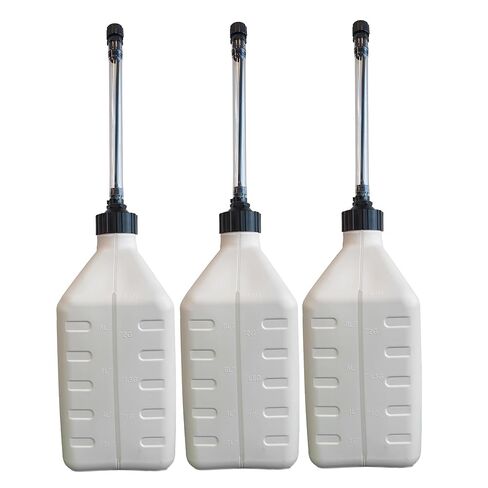 إبريق الطف | حاوية متعددة الأغراض سعة 2.5 جالون | عبوة من 3 قطع باللون الأبيض in Kuwait