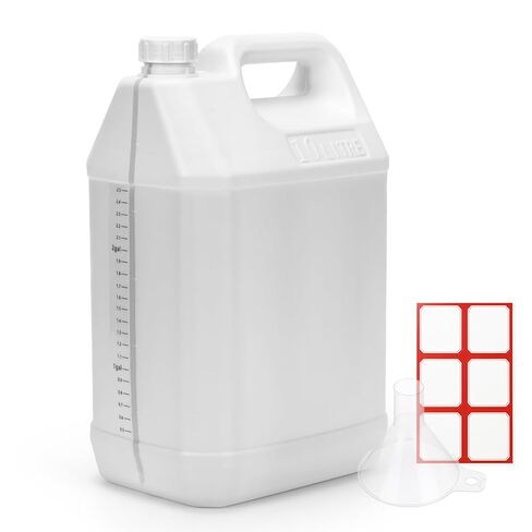 2 قطعة أباريق بلاستيكية سعة 1 جالون مع أغطية مانعة للتسرب مربعة حاويات مياه فارغة Hdpe Carboy Jar للسيارات المستعملة وحاوية الزيت وتخزين السوائل in Kuwait