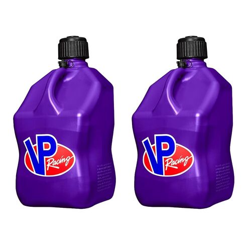 VP Racing 3612-CA، إبريق سباق السيارات سعة 5.5 جالون مع مقبض محيطي، وغطاء متعدد الأغراض وحشيات مطاطية، أرجواني شفاف (عبوتان) in Saudi Arabia