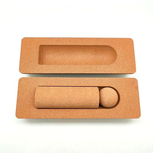 مجموعة لوح توازن الفلين الطبيعي - تقوية اليوغا للقدم والكاحل، مدلك لوح التوازن لتخفيف التهاب اللفافة الأخمصية، ممتد أصابع القدم البيلاتيس in Kuwait