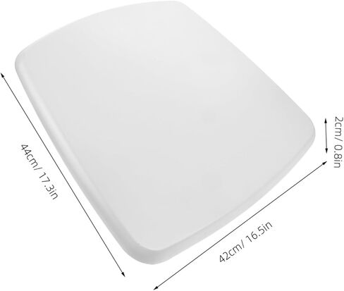 Wooden Chair Seat Replacement Part 43x43x36.5cm Solid Wood Sturdy Office and Dining Stool Accessory for Home and Office Use in Kuwait