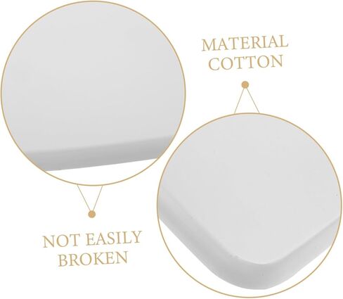 Wooden Chair Seat Replacement Part 43x43x36.5cm Solid Wood Sturdy Office and Dining Stool Accessory for Home and Office Use in Kuwait