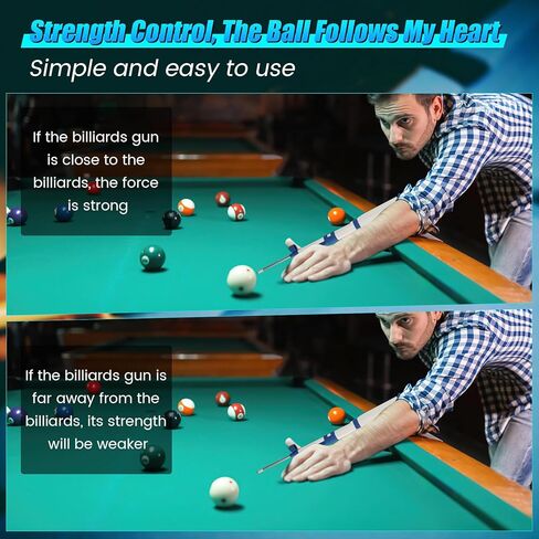 مسدس بلياردو مطور، مسدس حمام السباحة لقاعات البلياردو والنوادي والحانات، مسدس حمام سباحة أوتوماتيكي للمبتدئين وعشاق البلياردو، بندقية حمام سباحة DIY Bolt Action in Kuwait