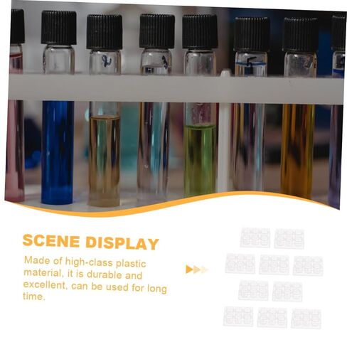 10Pcs Clear Reaction Plates Lab Experiment Plates for Chemical Reactions High Light Transmittance for Practical Experiments in Saudi Arabia