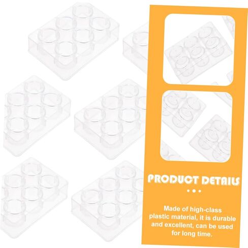 10Pcs Clear Reaction Plates Lab Experiment Plates for Chemical Reactions High Light Transmittance for Practical Experiments in Saudi Arabia