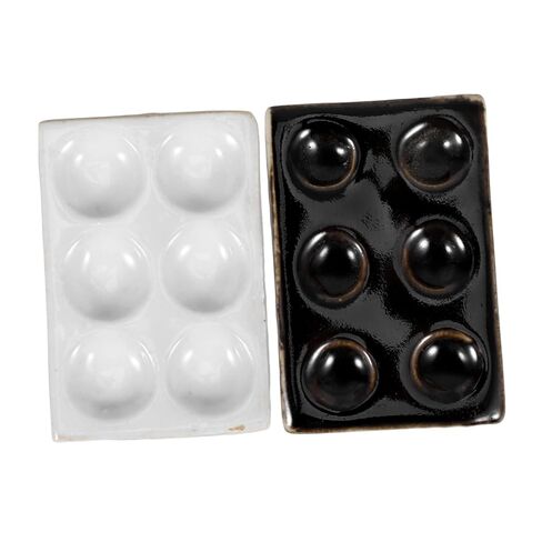 Cabilock 2pcs Scientific Lab Equipment Ceramic Spotting Plate Porcelain Reaction Plate for Experiment Testing in Saudi Arabia