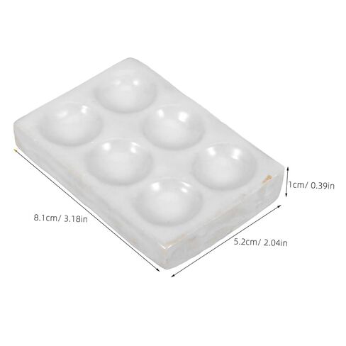 Cabilock 2pcs Scientific Lab Equipment Ceramic Spotting Plate Porcelain Reaction Plate for Experiment Testing in Saudi Arabia