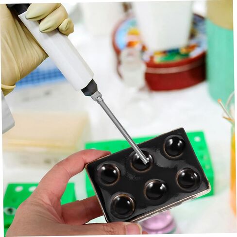 Cabilock 2pcs Scientific Lab Equipment Ceramic Spotting Plate Porcelain Reaction Plate for Experiment Testing in Saudi Arabia