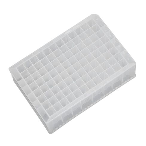 Deep Well Plate 96 Wells 2.2ML PP Plastic Laboratory Storage Microplates with Alphanumeric Organization for HTS and Low Temperature Use in Saudi Arabia