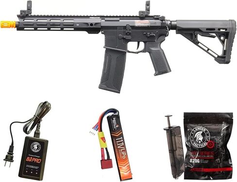 Lancer التكتيكية Gen 4 Gate Aster II Predator فولاذ كامل مسدس Airsoft قابل للبرمجة وMosfet (يتضمن بطارية ليبو وشاحن) in Saudi Arabia