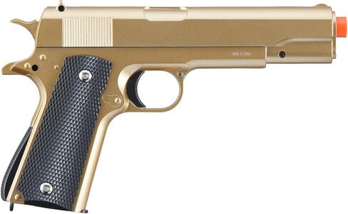GoldenBall 330 FPS Airsoft 1911 Steel Spring Powered مسدس Airsoft ذهبي in Saudi Arabia
