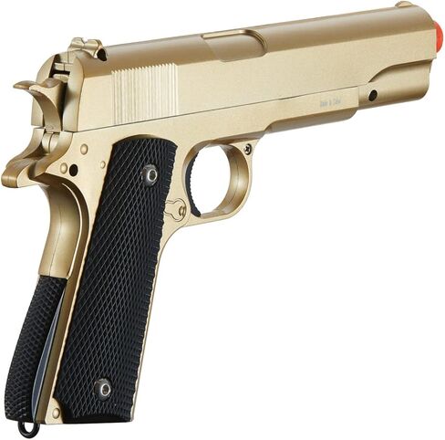 GoldenBall 330 FPS Airsoft 1911 Steel Spring Powered مسدس Airsoft ذهبي in Saudi Arabia