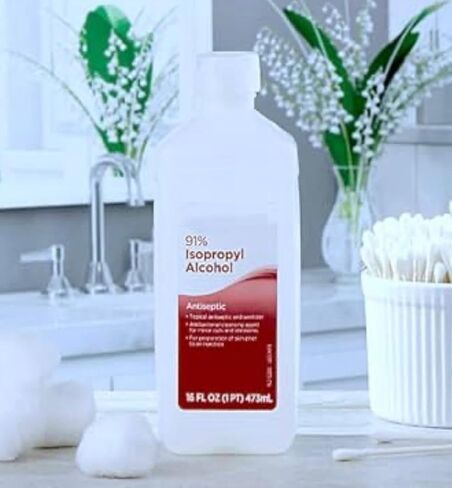 91% Isopropyl Alcohol Liquid Antiseptic, 32 fl oz, 2 Pack in Kuwait