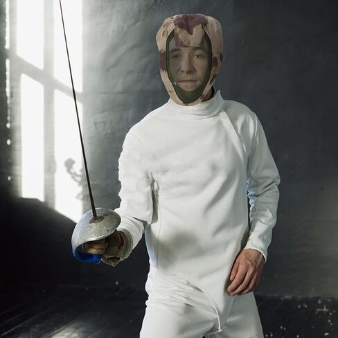 PRETYZOOM Fencing Protecting Full Metal Mesh Breathable Outdoor Guard Anti-Impact Steel Wire Helmet and Training Use in Kuwait