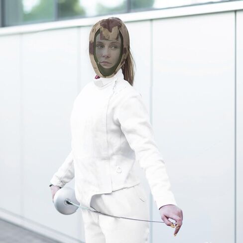 PRETYZOOM Fencing Protecting Full Metal Mesh Breathable Outdoor Guard Anti-Impact Steel Wire Helmet and Training Use in Kuwait