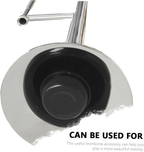 Totority Professional Abs Trombone Mute كاتم صوت الآلة الموسيقية للاعبي Tenor وAlto Horn، سهل الاستخدام وإكسسوار جاهز لممارسة الترومبون، لون عشوائي in Saudi Arabia