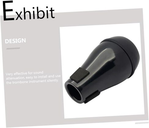 Totority Professional Abs Trombone Mute كاتم صوت الآلة الموسيقية للاعبي Tenor وAlto Horn، سهل الاستخدام وإكسسوار جاهز لممارسة الترومبون، لون عشوائي in Saudi Arabia