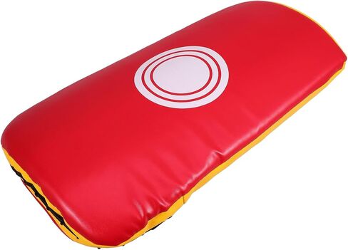 Lurrose Taekwondo Kick Pad Martial Arts Supply Pu Boxing Body Protector Boxing Training Tool Red Yellow Single Foot Target for Adult and Training in Saudi Arabia