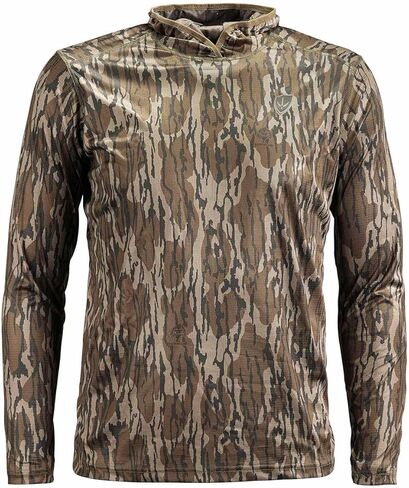 BLOCKER OUTDOORS Finisher Lightweight Performance Hoodie - Breathable Spring Turkey Hunting Hoodie with Facemask in Kuwait