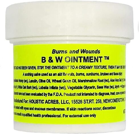 مرهم بي آند دبليو - مرهم الحروق والجروح - مرهم الحروق المصنوع من الأميش - 2 أونصة in Kuwait