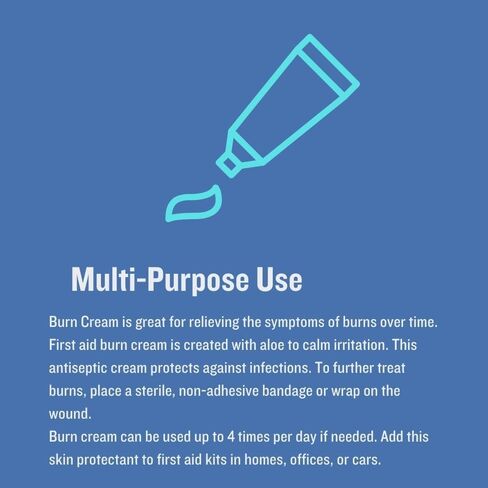 كريم الإسعافات الأولية للحروق، مطهر لتخفيف الحروق، 144 لكل صندوق توزيع 0.9 جرام MS60768 in Kuwait