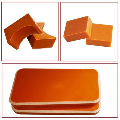 Resin Board Bakelite Sheets,Orange, Antistatic and High Temperature Resistance Thick Plate Phenolic 1PC(12 * 12 inch*10mm) in Saudi Arabia