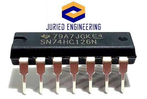SN74HC126N SN74HC126 74HC126 بوابات عازلة رباعية للحافلات مع مخرجات 3 حالات صديقة للوحة التجارب IC DIP-14 (حزمة من 10) in Saudi Arabia