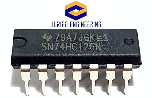SN74HC126N SN74HC126 74HC126 بوابات عازلة رباعية للحافلات مع مخرجات 3 حالات صديقة للوحة التجارب IC DIP-14 (حزمة من 10) in Saudi Arabia