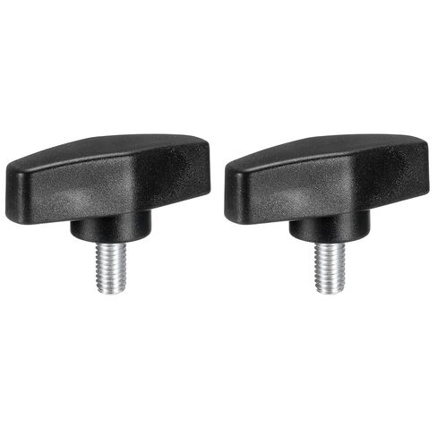 uxcell 4Pcs Clamping Screw Knob, M10 x 30mm Metric Carbon Steel t Shaped Thumb Screws Handle for Quick Remove Hand Tightening Knob Replacement in Saudi Arabia
