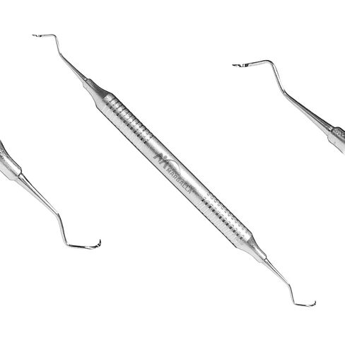 Sickle Scaler 204S Dental Hand Instrument | Professional Periodontal Hygiene Pick Tool | Stainless Steel in Saudi Arabia