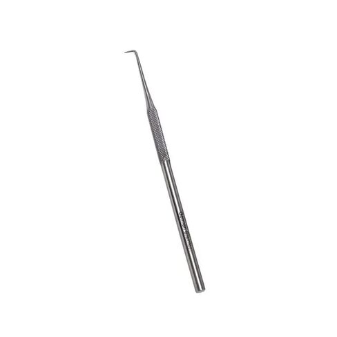 Dental Probe Explorer #90 Made of Stainless Steel Reusable Tool Plaque & Tartar Remover Tooth Pick Angled End Suitable for Professional or Personal Use Pet Oral Hygiene Care with Knurled Handle (10) in Saudi Arabia