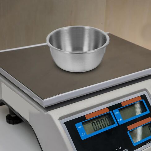 Mikinona Stainless Steel Diamond Scale Plate Mini Weigh Boats Scale Bowl for Precise Jewelry and Powder Measurement Portable Accurate Carat Tray in Saudi Arabia
