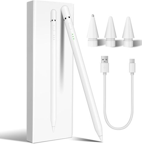 قلم رصاص لـ iPad Apple Pencil 1st 2nd Generation USB C Alternative ، 10mins Fast Charging Ctholus Pen for iPad 6 7 8 9 11 10th Generation ، iPad Mini 7 6 5th ، iPad Air 3 4 5th M2 M3 ، iPad Pro 13 "/11 ″ M4 in Kuwait